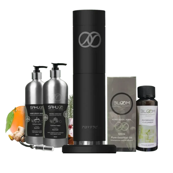 Bloom Diffuser Spa Bundle Kit Onyx